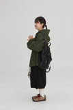 [BAONHAUS] Willit Street Boxy Hood Half Field Jacket