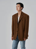 Elle three-button blazer