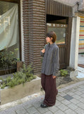 [unisex] Koent Key Ring Banding Sweat Balloon Wide Pants