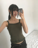 Kiu Slim Fit Rib Lace Sleeveless