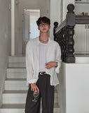 Mirow See-through Basic Long Sleeve Shirt