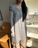 Moel Check Layered Mini One Piece