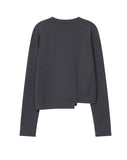 Origami pleats knit top