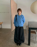 Manker Rivet Raw Denim Balloon Wide Pants