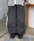 [unisex] Tsuina Banding Nylon String Parachute Cargo Pants