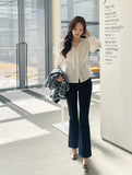 Metune Shirring Strap Puff Blouse