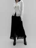 Fluon fringe cardigan