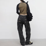 Rito damage pocket pants