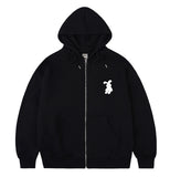 [UNISEX]Small OF Rabbit Hood Zip-Up