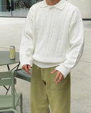 Gran Cable Collar Knitwear