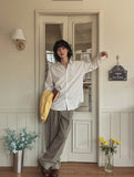 Obi basic pintuck slacks