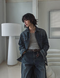 Hamb Work Patch Denim Shirt