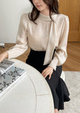 Noen Tencel Chiffon Tie Blouse