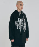 SALE★ Oversized (19)Slogan Wool Knit Hoodie