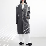 Zao Color Matching Long Coat