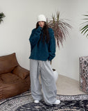 Rendi Wool Hair Button Knit