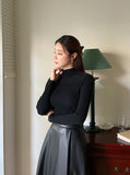 Stella see-through frill polar knit
