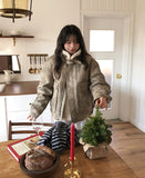 Betty Washed High Neck Buckle Mustang