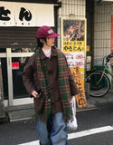 POCKET SUEDE HALF COAT