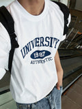 University over T-shirt