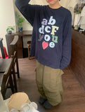 Hoind Printing Over Long Sleeve Tee