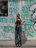 Ozzy Dirty Vintage Wide Denim Pants