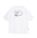 Clover Bunny Embroidered Short Sleeve Tee