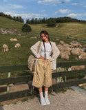 Cotton Snap String Bermuda Pants