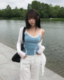 Lulu Striped Lace Sleeveless