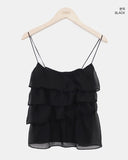 Juten Frill Bustier Sleeveless Blouse