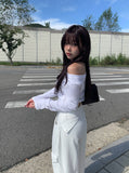 Hard Square Leather Belt Shoulder Bag