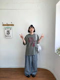 Hyobbit Printing Over Short Sleeve Tee