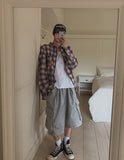 Cozy Cargo Bermuda Pants