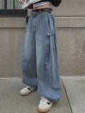 (UNISEX) Autumn Snap Balloon Wide Denim