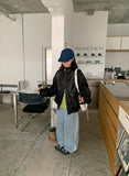 Core Pocket Two-Way Over Leather Jacket