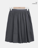 Glen Flare Midi Skirt