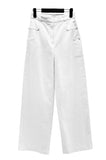Bevel Rivet Cotton Pants