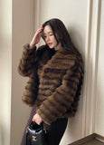 Lawford Eco Fur Shawl Collar Jacket