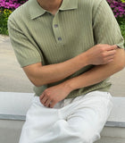 Ice Silk Collar Knit