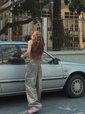 Salute Damage Balloon Denim Pants