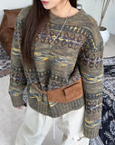 Veil Ethnic Knit Sweater