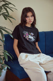DTP Doodle Art Crop Short Sleeve Tee