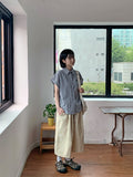 [unisex] Migelli Pintuck Banding Bermuda Pants