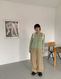 Ian Wave Slit Cotton Pants