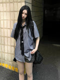 [ MADE / Tie Set ] Silk Stripe Classic Shirt Short Sleeve Version