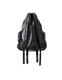 Glossy string pocket backpack