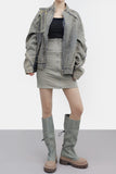Poeul String Denim Boots