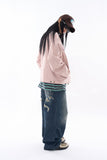Bay vintage back parachute denim pants