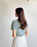 Prina Pleated Half Neck Blouse