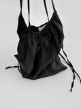 Pove Satin String Bag